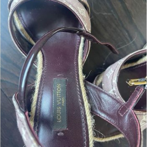 Vintage Louis Vuitton Wedges (36) - Picture 5 of 5